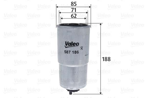 Filtru combustibil VALEO 587186 – HYUNDAI | AutoRival