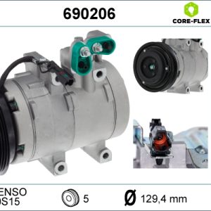 Compresor climatizare VALEO 690206 – HYUNDAI | AutoRival