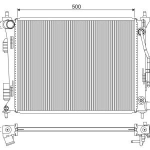 Radiator racire motor VALEO 701342 – HYUNDAI | AutoRival