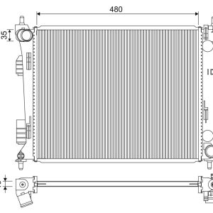 Radiator racire motor VALEO 701347 – HYUNDAI | AutoRival