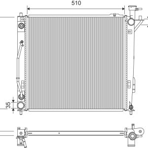 Radiator racire motor VALEO 701363 – HYUNDAI | AutoRival