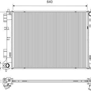 Radiator racire motor VALEO 701444 – HYUNDAI | AutoRival