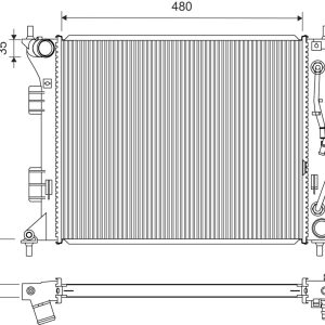Radiator racire motor VALEO 701452 – HYUNDAI | AutoRival