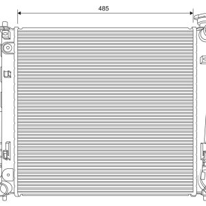 Radiator racire motor VALEO 701629 – HYUNDAI | AutoRival