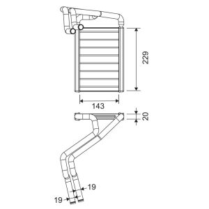 Schimbator de caldura incalzire habitaclu VALEO 811648 – HYUNDAI | AutoRival