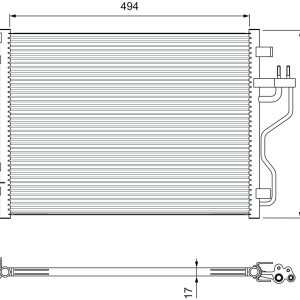 Condensator climatizare VALEO 814396 – HYUNDAI | AutoRival