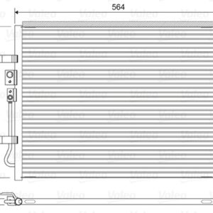 Condensator climatizare VALEO 822628 – HYUNDAI | AutoRival