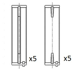 Cuzineti arbore cotit FAI AUTOPARTS BM1066-STD