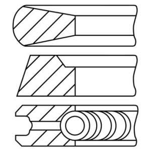 Set segmenti piston FAI AUTOPARTS PR27-050