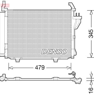 Condensator climatizare DENSO DCN41002 – imagine produs