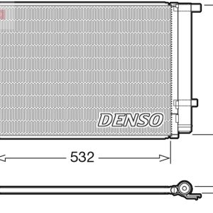 Condensator climatizare DENSO DCN41005 – imagine produs