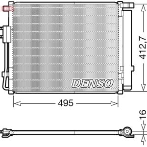 Condensator climatizare DENSO DCN41012 – imagine produs
