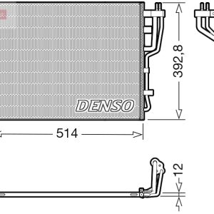 Condensator climatizare DENSO DCN41014 – imagine produs