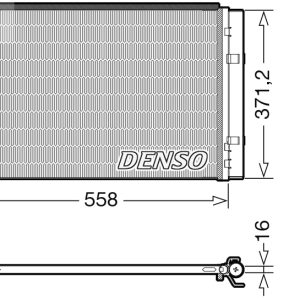 Condensator climatizare DENSO DCN41015 – imagine produs