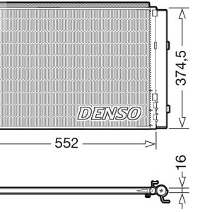 Condensator climatizare DENSO DCN41017 – imagine produs