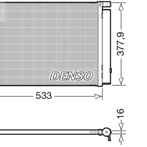 Condensator climatizare DENSO DCN41018 – imagine produs