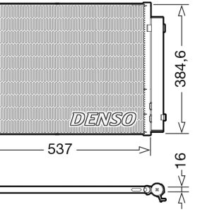 Condensator climatizare DENSO DCN41021 – imagine produs