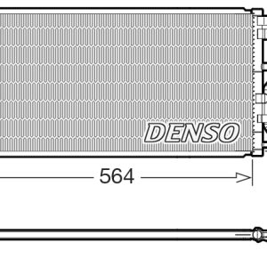 Condensator climatizare DENSO DCN41027 Condensator climatizare DENSO DCN41027 – imagine produs