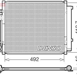 Condensator climatizare DENSO DCN43015 – imagine produs