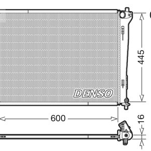 Radiator racire motor DENSO DRM41004 – imagine produs