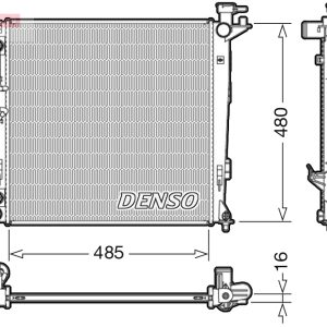 Radiator racire motor DENSO DRM41007 – imagine produs