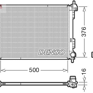 Radiator racire motor DENSO DRM41010 – imagine produs