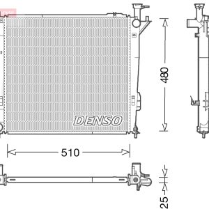 Radiator racire motor DENSO DRM41015 – imagine produs