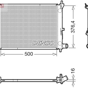 Radiator racire motor DENSO DRM41017 – imagine produs