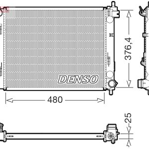 Radiator racire motor DENSO DRM41037 – imagine produs