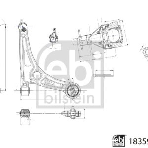 Brat suspensie roata FEBI BILSTEIN 183593 – HYUNDAI | AutoRival
