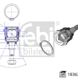 Pivot FEBI BILSTEIN 183628 – HYUNDAI | AutoRival