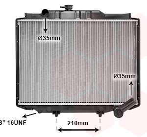 Radiator racire motor VAN WEZEL 32002062 – imagine produs