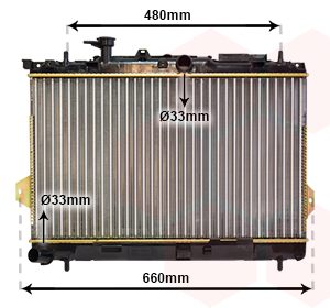 Radiator racire motor VAN WEZEL 82002097 – imagine produs