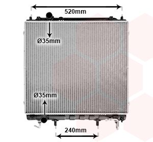 Radiator racire motor VAN WEZEL 82002146 – imagine produs