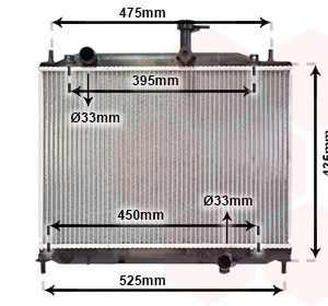 Radiator racire motor VAN WEZEL 82002170 – imagine produs