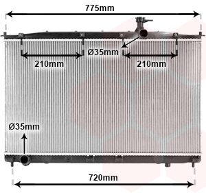Radiator racire motor VAN WEZEL 82002173 – imagine produs