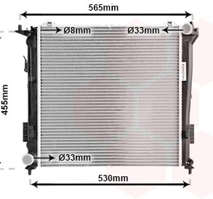 Radiator racire motor VAN WEZEL 82002181 – imagine produs