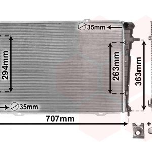 Radiator racire motor VAN WEZEL 82002210 – imagine produs