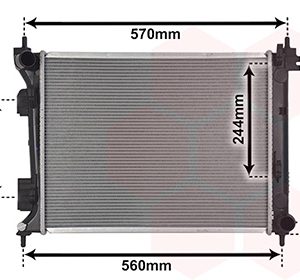 Radiator racire motor VAN WEZEL 82002274 – imagine produs