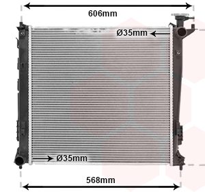 Radiator racire motor VAN WEZEL 82002284 – imagine produs
