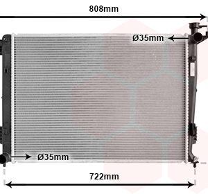 Radiator racire motor VAN WEZEL 82002285 – imagine produs