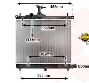 Radiator racire motor VAN WEZEL 82002290 – imagine produs