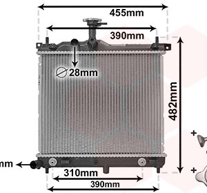 Radiator racire motor VAN WEZEL 82002292 – imagine produs