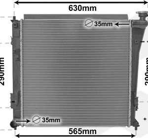 Radiator racire motor VAN WEZEL 82002303 – imagine produs