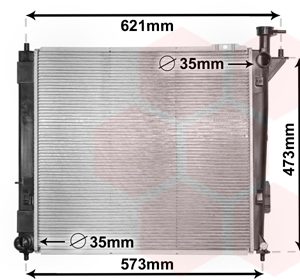 Radiator racire motor VAN WEZEL 82002346 – imagine produs