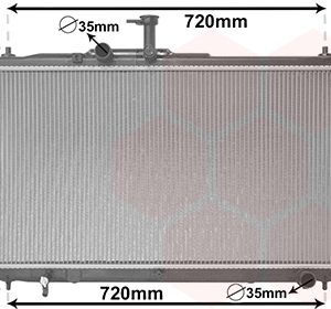 Radiator racire motor VAN WEZEL 82002392 – imagine produs