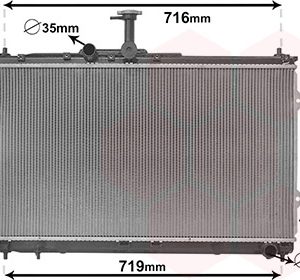 Radiator racire motor VAN WEZEL 82002418 – imagine produs