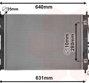 Radiator racire motor VAN WEZEL 82002436 – imagine produs