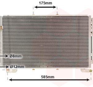 Condensator climatizare VAN WEZEL 82005091 – imagine produs