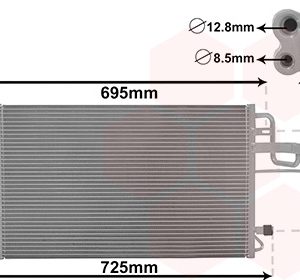Condensator climatizare VAN WEZEL 82005156 – imagine produs